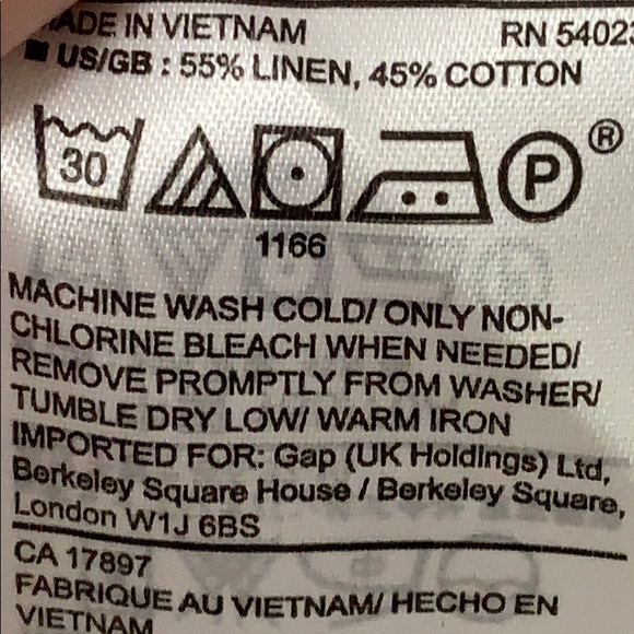 {NWOT} GAP Linen/Cotton Shorts - Picture 5 of 5